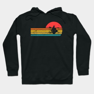 Drummer Retro Style Drum Player Hoodie